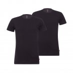 Lot de 2 tee-shirts col rond Levi's® en coton stretch noir