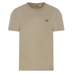 T-shirt Levi's® coton avec manches courtes et col rond beige