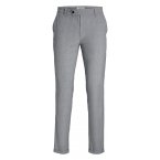 Pantalon coupe chino Jack & Jones Premium gris imprimé Prince-de-galles