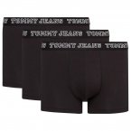 Boxers Tommy Jeans en coton mélangé noirs, lot de 3