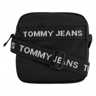 Sacoche Tommy Jeans noire bi-matière
