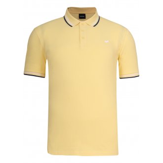 Polo avec manches courtes et col boutonné Kaporal jaune