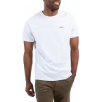 T-shirt col rond M.A.G. Corner en coton avec manches courtes blanc