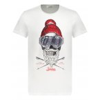 T-shirt col rond Deeluxe coton blanc