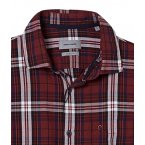 Chemise Cardin Sportswear en coton avec manches longues et col français rouge