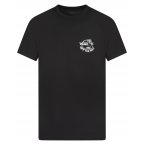 T-shirt col ras du cou Vans en coton avec manches courtes noir