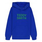 Sweat à capuche Junior Garçon Teddy Smith en coton mélangé bleu électrique