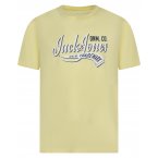 Tee-shirt avec un col rond Jack & Jones + jaune