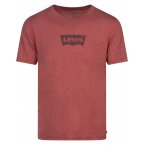 T-shirt Levi's® avec manches courtes et col rond rouge