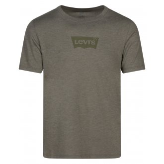 T-shirt Levi's® avec manches courtes et col rond kaki