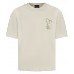 T-shirt Project X avec manches courtes et col rond gris clair