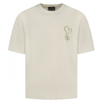 T-shirt Project X avec manches courtes et col rond gris clair