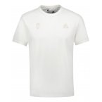 T-shirt Coq Sportif avec manches courtes et col rond écru