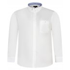 Chemise avec un col français Eden Park en coton blanche