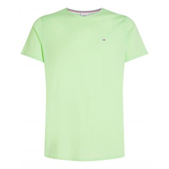 Tee-shirt col rond Tommy Jeans en coton vert