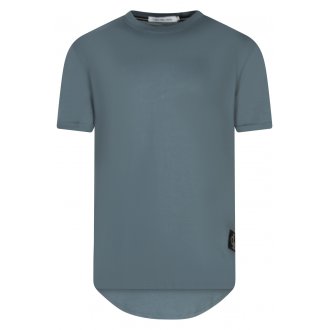 Tee-shirt col rond Calvin Klein en coton régénératif bleu