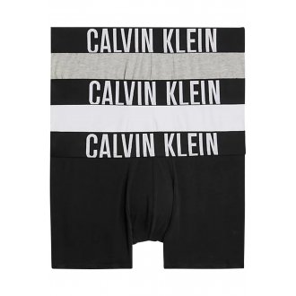 Lot de 3 boxers coupe courte Calvin Klein en coton mélangé tricolore