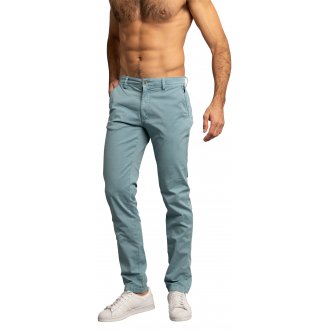 Pantalon Delahaye coton ciel