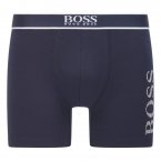 Boxer Hugo Boss en coton stretch bleu marine floqué