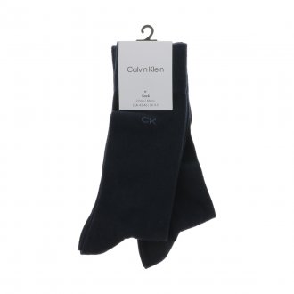 Lot de 2 paires de chaussettes basses Calvin Klein en coton mélangé bleu nuit
