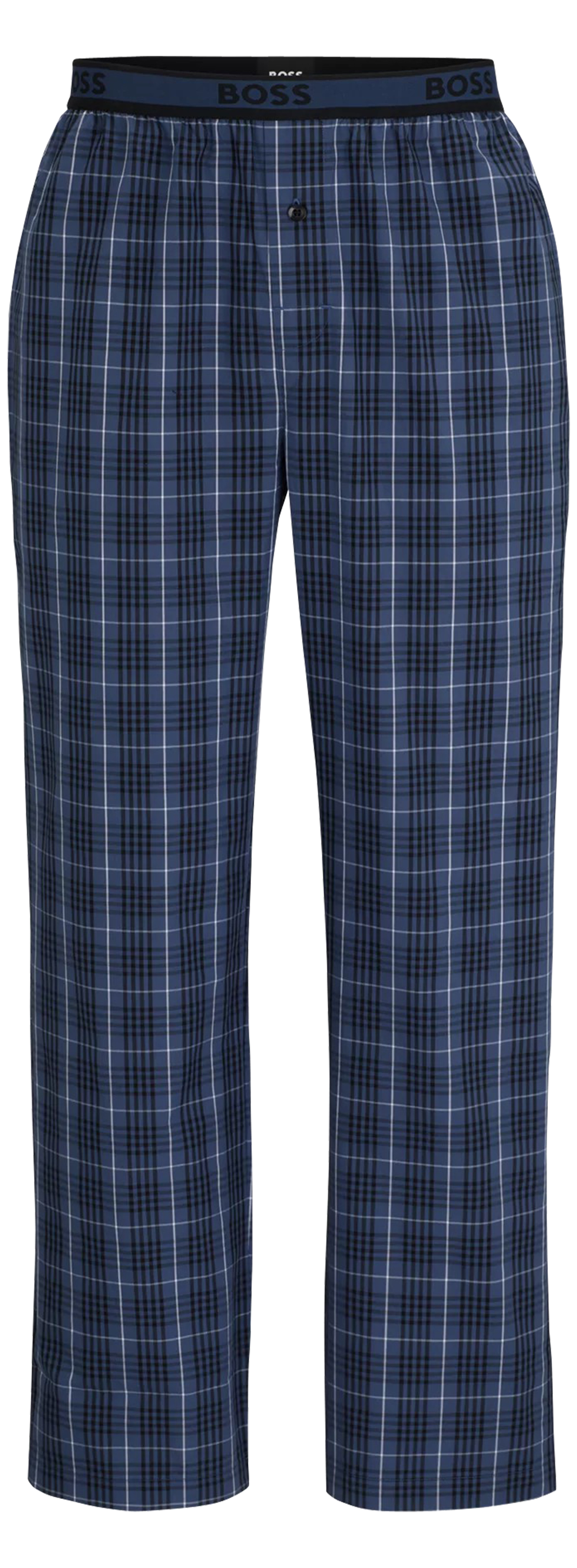 pantalon de pyjama boss en coton bleu