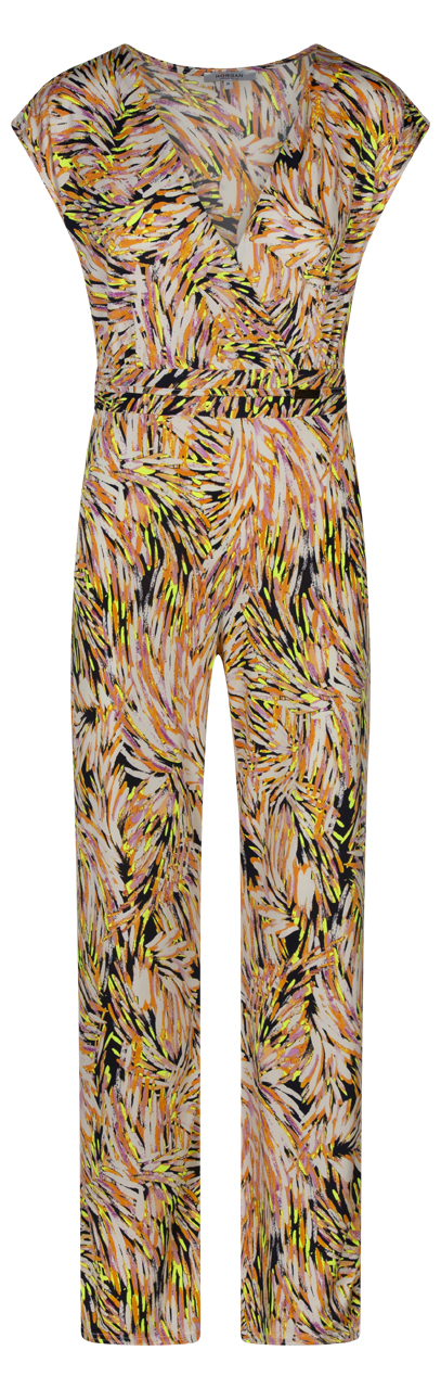 combinaison pantalon coupe slim femme morgan en polyester multicolore