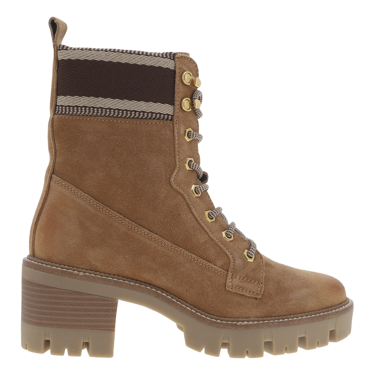 boots tamaris en cuir brun