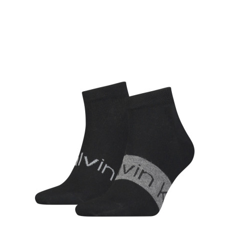 Lot de 2 paires de chaussettes mi-hautes noires...