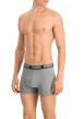 Thumbnail Lot de 2 boxer en coton anthracite et noir à bande élastiquée brodée - Image 6