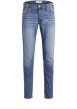 Thumbnail Jean avec effet délavé pour homme bleu slim intermédiaire