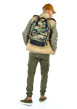 Thumbnail Pantalon cargo kaki uni avec une coupe ample resserré aux chevilles - Image 4