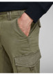 Thumbnail Pantalon cargo kaki uni avec une coupe ample resserré aux chevilles - Image 9