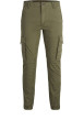 Thumbnail Pantalon cargo kaki uni avec une coupe ample resserré aux chevilles - Image 11