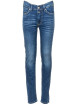 Thumbnail Jean bleu en coton avec une coupe skinny et étiquette d'authentification