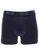 Thumbnail Lot de 2 boxer marine unis à bande élastiquée brodée à la taille
