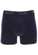 Thumbnail Lot de 2 boxer marine unis à bande élastiquée brodée à la taille - Image 2