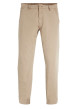 Thumbnail Pantalon chino beige uni en coton avec une coupe droite et 4 poches - Image 2