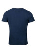 Thumbnail T-shirt bleu uni avec une coupe droite un col rond et des manches courtes - Image 3