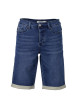 Thumbnail Short en jean effet délavé pour garçon indigo en coton coupe droite