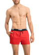 Thumbnail Short de bain rouge uni avec une coupe regular fit et une poche arrière - Image 5