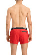 Thumbnail Short de bain rouge uni avec une coupe regular fit et une poche arrière - Image 6
