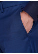 Thumbnail Pantalon Chino bleu avec une coupe droite à fermeture zippée boutonnée - Image 3