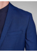 Thumbnail Veste bleue à coupe ajustée à col à revers et fermeture boutonnée - Image 6