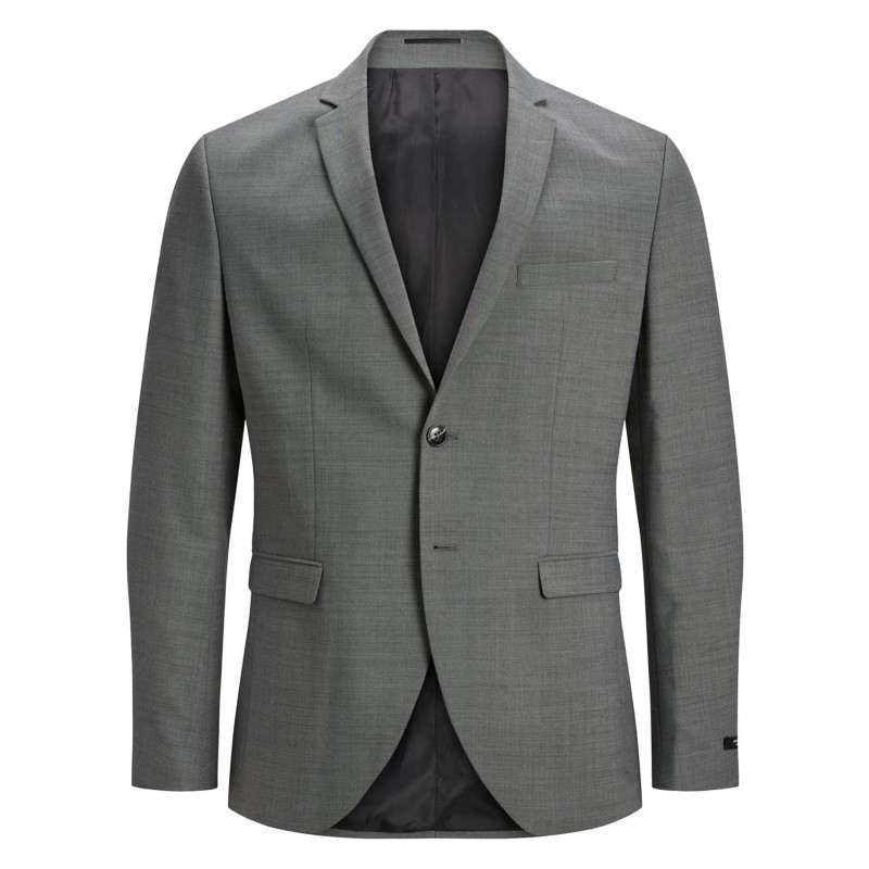 Premium By Jack & Jones - Veste Blazer Gris Avec Boutons Et Poches Passepoilées à L'avant - Gris