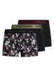 Thumbnail Lot de 3 Boxers classique en coton marine uni avec une taille élastiquée - Image 5