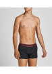 Thumbnail Lot de 3 Boxers classique en coton marine uni avec une taille élastiquée - Image 7