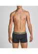 Thumbnail Lot de 3 Boxers classique en coton marine uni avec une taille élastiquée - Image 9