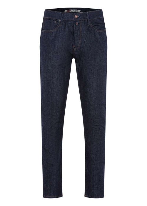 Jean 5 poches skinny en coton brut uni