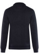 Thumbnail Gilet anthracite uni 100% coton coupe régular avec un col cheminée - Image 4