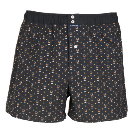 Calecon noir en coton